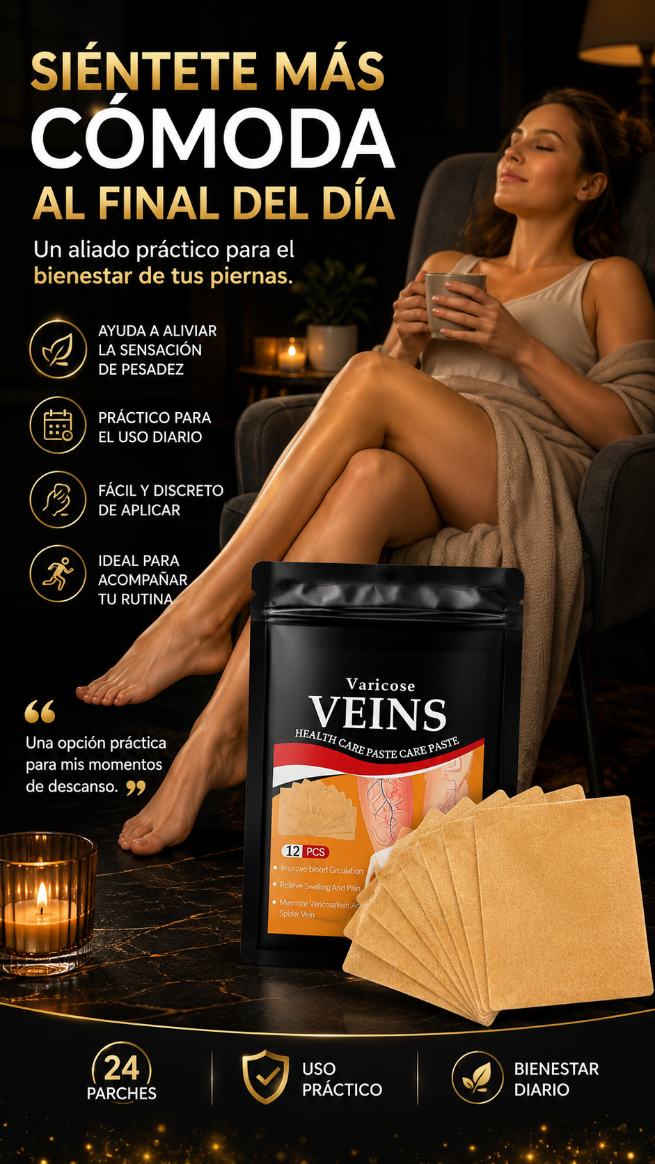 VenoCalm | Alivio para piernas cansadas